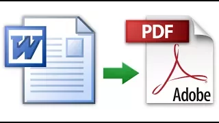 How To Convert Word to PDF