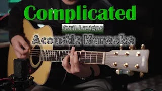 Avril Lavigne - Complicated | Acoustic Karaoke | Acoustic Cover | Live