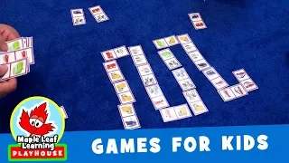 Vehicle Dominoes Game for Kids | Maple Leaf Learning Playhouse