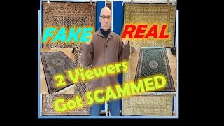 SCAM: Machine-Made Carpets SOLD as Handmade Silk Rugs - Persian Rug Fraud & Tips on Carpets Buying