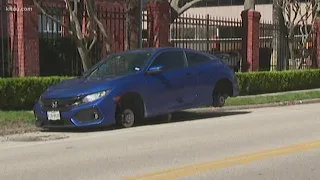 'They move fast' | How to slow down thieves who steal wheels off your car