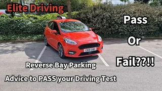 Reverse Bay Parking Tips to Pass the Driving Test - Parking in the Lines - Pass or Fail Driving Test