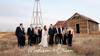 Madison + Brian McGranahan Barn Wedding Highlight || Piedmont, Oklahoma