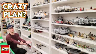 New LEGO Shelving & CRAZY PLAN to Make Space!