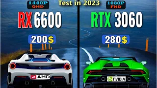 RX 6600 vs RTX 3060 Testing games at 1080P and 1440P