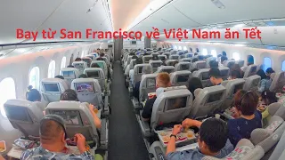 Bay từ San Francisco về Việt Nam ăn Tết