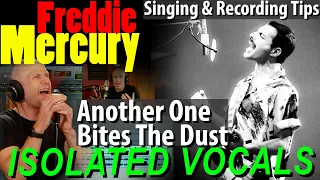 Freddie Mercury: Another One Bites The Dust. QUEEN - ISOLATED Studio Tracks, Vocal & Recording Tips