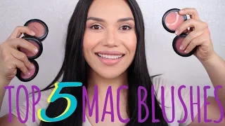 TOP 5 MAC BLUSHES (TAN SKIN)