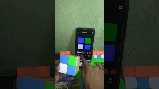 App solving 2 by 2 Rubik's cube #rubikscube#solving#app