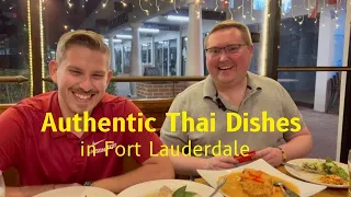 AUTHENTIC THAI dishes at the SECOND OLDEST Thai Restaurant in Fort Lauderdale - Siam House