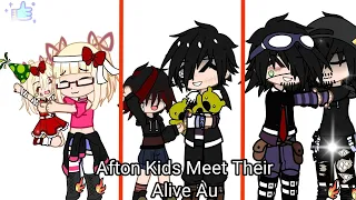 Afton Kids meet their Alive Au {Gacha Club} ||Warning: Curse||
