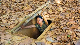 Girl Live Off Grid, Built World Most Secret Underground Bunker Shelter to Stay in the Wild