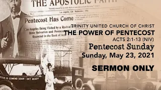 5/23/2021 Sermon Only | Pentecost Worship Service | Rev. Dr. Otis Moss III
