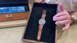 Rare Look Panerai's 1st Special Edition Watch: Vintage PAM21 with Rolex Movement