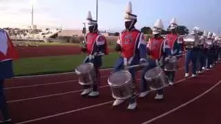 Bands Marching In - 2015 Baker High BOTB