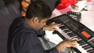 Master Bikram playing Piano on his Synth Jugalbandi bandish Raag Kirwani Part II.