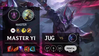 Master Yi Jungle vs Rek'Sai - KR Master Patch 10.13