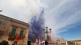 spettacolare nisciuta San Giovanni battista patrono di Monterosso Almo 3/09/2023