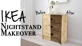 The Easiest Ikea Rast Hack! ~ DIY Ikea Nightstand Makeover ~ IKEA Hack