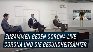 Zusammen gegen Corona live - Minister Jens Spahn im Gespräch: Corona und die Gesundheitsämter