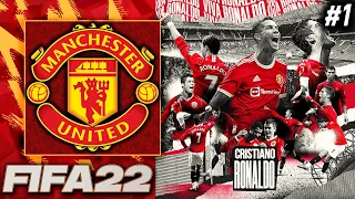CRISTIANO RONALDO RETURNS TO MANCHESTER | FIFA 22 Manchester United Career Mode EP1