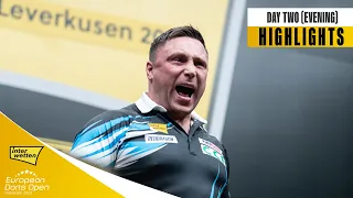 SENSATIONAL STANDARD! | Day Two Evening Highlights | 2023 Interwetten European Darts Open