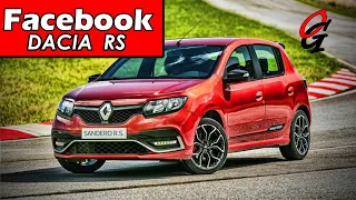 La DACIA Sandero RS plus rapide qu'une MEGANE RS ??? #Groupe Facebook Post