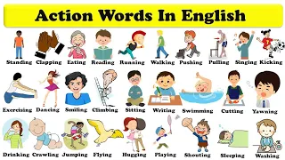 Action Word in English / 30 Action Word With Sentence