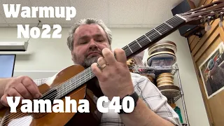 Guitar Morning Warm Up No22 Yamaha C40