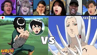 🔥 Rock Lee VS Kimimaro 🦴 | Reaction Mashup | Naruto Episode 123-124