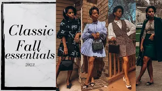 Classic Fall Wardrobe Essentials for Women That NEVER go out of Style || Klassically Kept