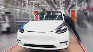 Tesla Model Y Build Hyperlapse Giga Berlin | Tesla Giga Factory