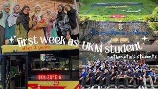 first two weeks in UKM after 2 years odl | univlog #1