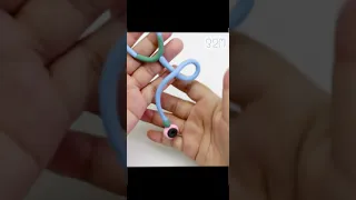 DIY How to Make Polymer Clay Miniature Doctor Set, DIY Miniature clay Stethoscope tutorial, Shorts