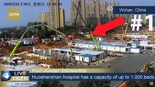 30.01.2020 Строительство госпиталя в г. Ухань (Часть 1) // Leishenshan hospital under construction