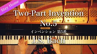 バッハ / インヴェンション No.5 変ホ長調 (J.S.Bach: Two-Part Invention No.5 in E-Flat Major, BWV 776)