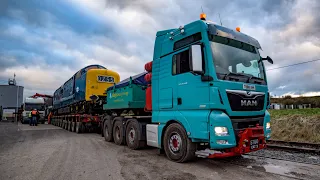 Train Truckers Allelys Heavy Haulage Loading and Hauling Deltic Locomotive D9009 “Alycidon”
