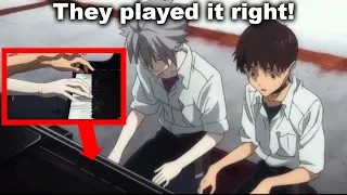 They Animated the Piano Correctly!? (Evangelion 3.33)