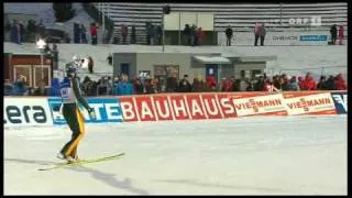 Gregor Schlierenzauer - Crash in Lillehammer 2009 at 150,5m