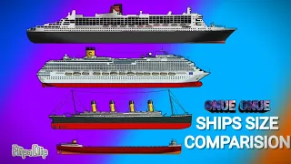 🚢SHIPS size comparison⚓ FlipaClip