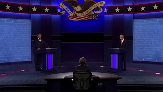 Chaos at first Trump, Biden debate