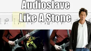 Audioslave Like A Stone Guitar Cover With Tab