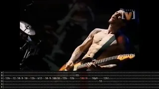 RHCP - Scar Tissue solos live at Big Day Out 2000 - TABS