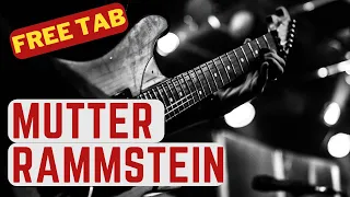 Rammstein - Mutter - Fingerstyle FREE TAB