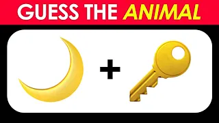 🐶 Guess the Animal by Emoji | Emoji Quiz 2023