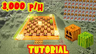 🎃 Granja de CALABAZAS y MELONES MINECRAFT 1.16 - 1.16.5 /minecraft pc ✅