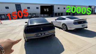 My 150$ Straight PIPED Exhaust vs A 2000$ Exhaust on a 2018 Mustang GT!! (MUST WATCH)
