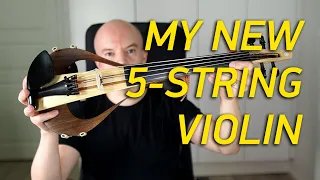 My new 5-string electric violin! | Yamaha YEV-105 NT