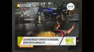 One Western Visayas: Lalaki nga Masugat Kuntani sa Iya Kahagugma, Gintiro Patay sa Bacolod City