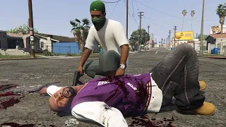 TREVOR KILLS BALLAS GANG IN GTA 5